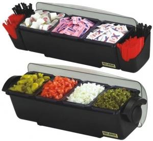 Bacs à ingrédients à compartiments