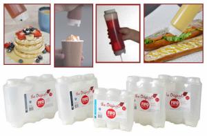 Distributeurs de sauce transparents