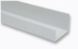 Profilés U en PVC pour panneaux et cloisons