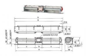 Ventilateurs tangentiels doubles