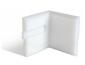 ANGLE INTERNE POUR PLINTHE POLYETHYLENE H100MM AVEC PROFIL D'INSERT