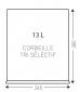CORBEILLE RONDE 13L TRI SELECTIF JVD