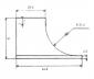 JONCTION EXTERNE 2D POUR PETIT CONGÉ D'ANGLE PVC