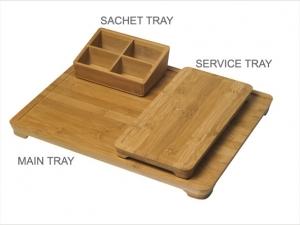 Plateaux et bouilloires