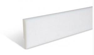 PLINTHE POLYETHYLENE BLANC H100MM SANS PROFIL D'INSERT