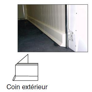Profilés de finition et de rénovation pour l'hygiène en chambres froides