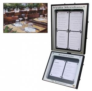 Porte menu extérieur mural