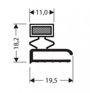 Profils PVC plats avec aimant JPF
