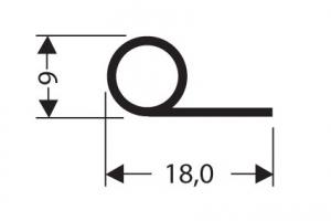 Profils PVC plats sans aimant JPF