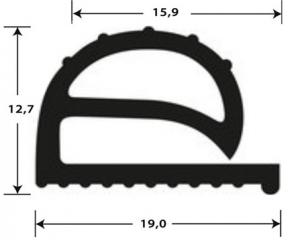 Profils PVC plats sans aimant JPF